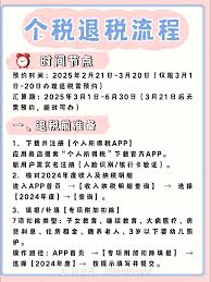 2025年度个人所得税如何退税及时间