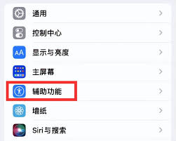苹果手机浮球设置在哪里