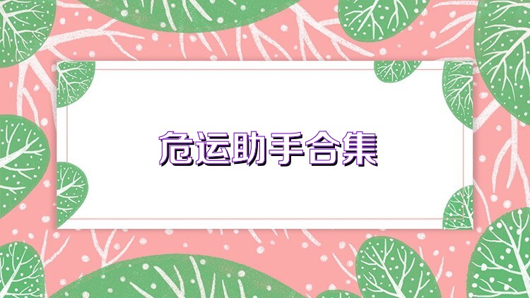 危运助手合集
