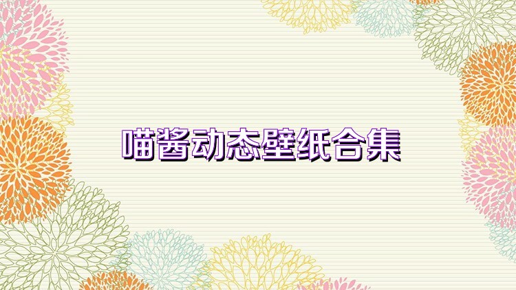 喵酱动态壁纸合集