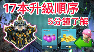 部落冲突17本先升级什么