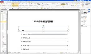 电脑怎样编辑pdf文件内容
