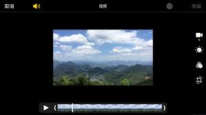 iPhone照片应用程序如何编辑视频