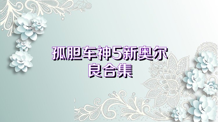 孤胆车神5新奥尔良合集