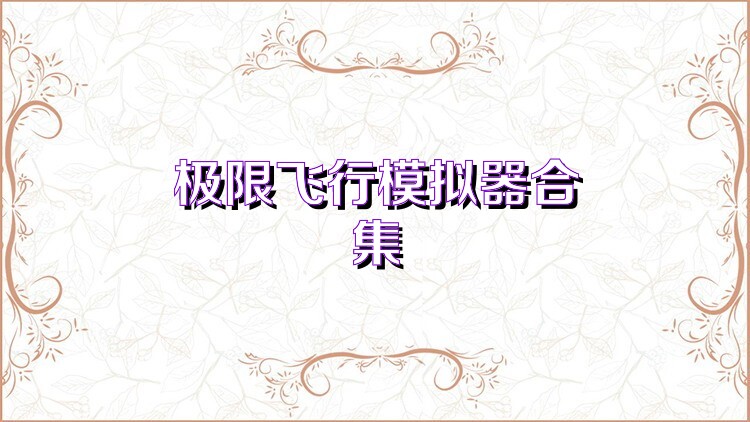 极限飞行模拟器合集