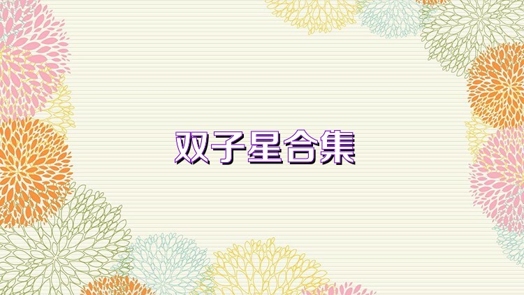 双子星合集