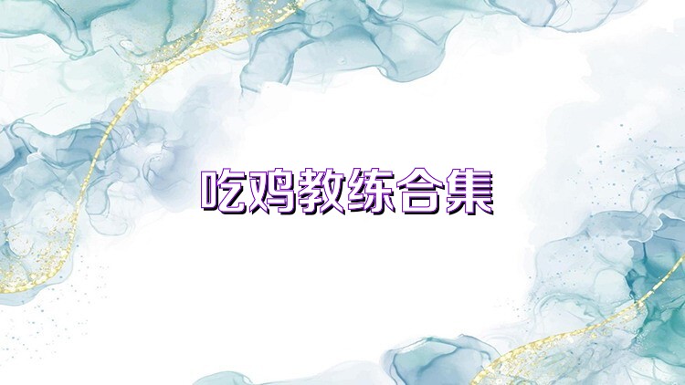 吃鸡教练合集