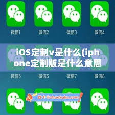 苹果手机v版是什么
