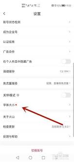 抖音火山版怎么调整字体大小