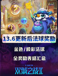 云顶之弈13.6金色法球有哪些调整