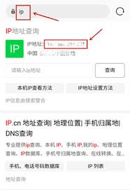 如何通过手机IP查询详细地址