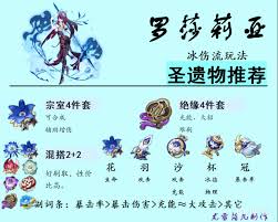 原神罗莎莉亚适合什么圣遗物