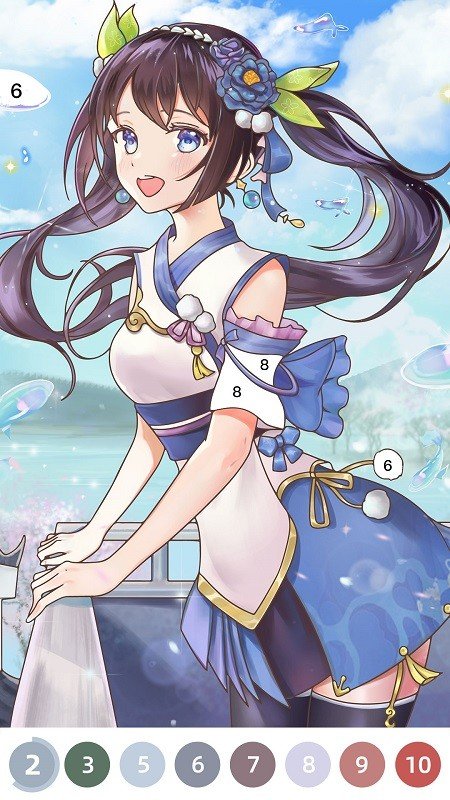 泡泡填色免费版