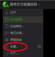 爱奇艺万能播放器如何开启显示歌词