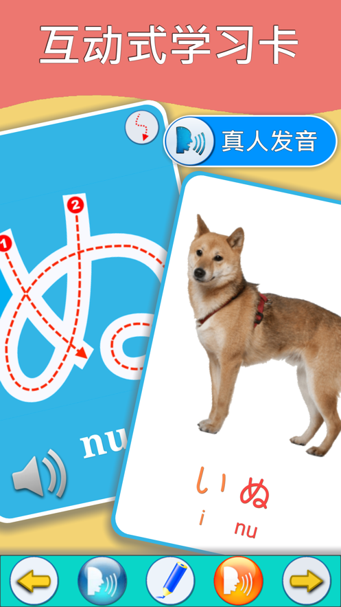 日语五十音学习卡最新版
