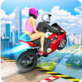 坡道摩托车跳跃手机版