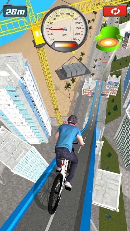 坡道摩托车跳跃手机版