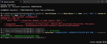 PowerShell如何重命名文件