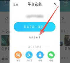 优酷账号如何登录朋友的会员账户