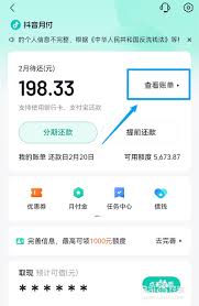 抖音月付还款指南