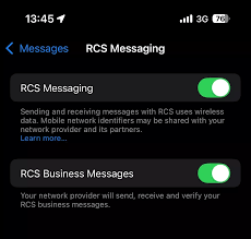 苹果手机rcs信息是否要开启