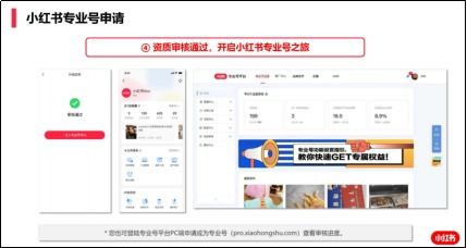 小红书无法升级专业号的原因