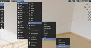 blender2.9如何制作日式左右推拉窗帘效果动画