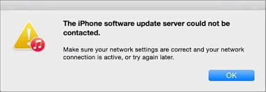 iPhone软件更新遇服务器错误提示如何解决
