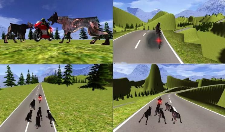 僵尸高速公路自行车驾驶最新版