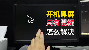 电脑黑屏只有鼠标箭头怎么办