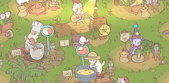 画风可爱的休闲小游戏