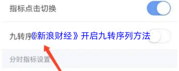 新浪财经如何开启九转序列