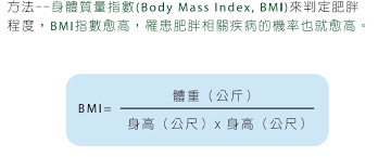 如何计算bmi体重指数