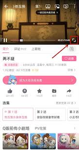 哔哩哔哩详情页如何开启自动全屏